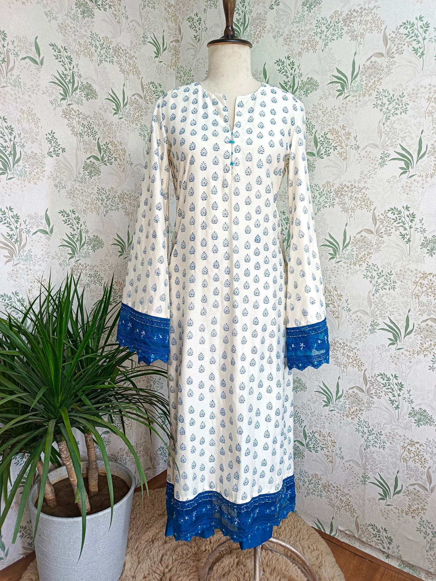 Perennial block print kurta set