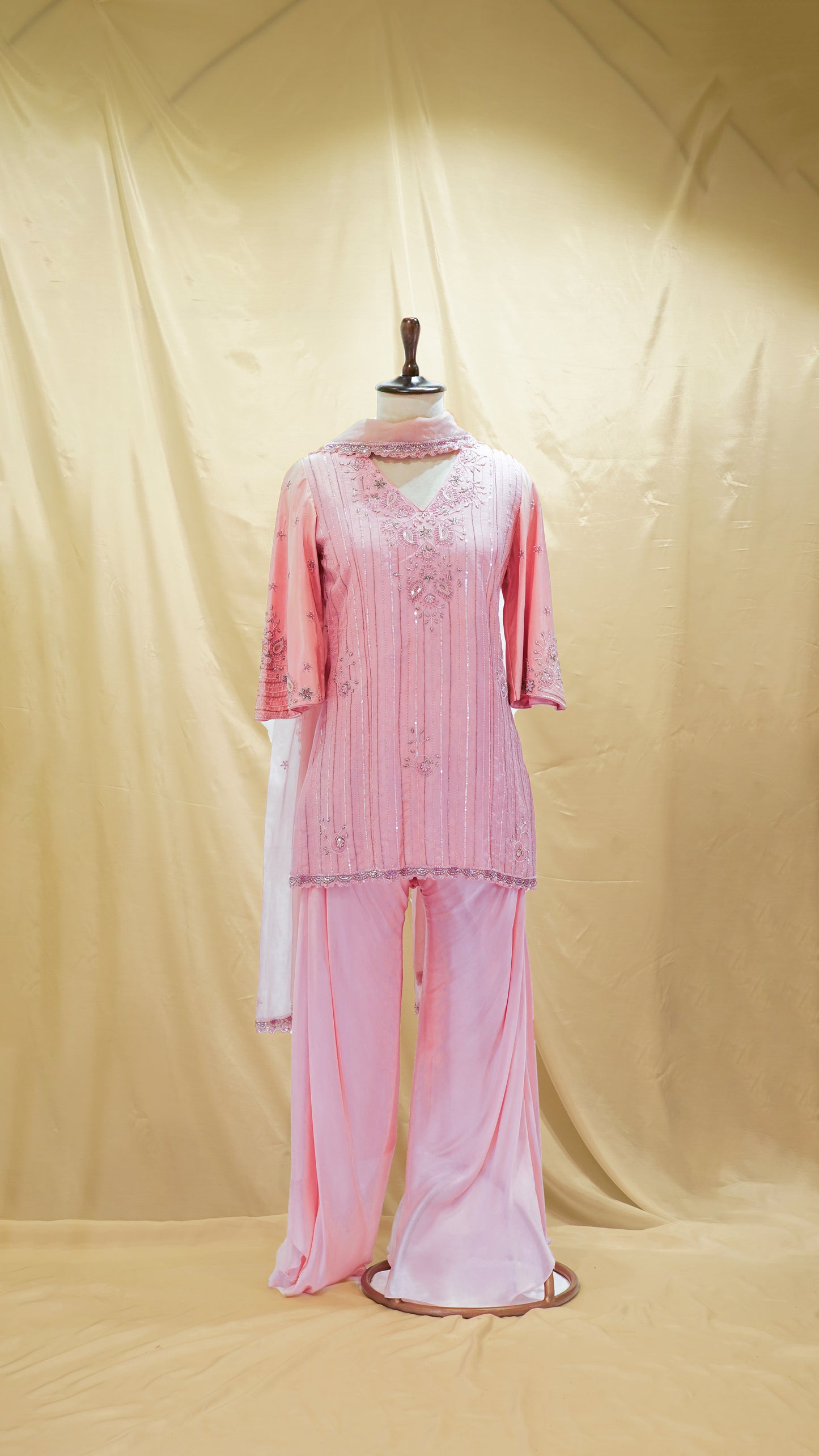 Rose Quartz Heavy Kurta