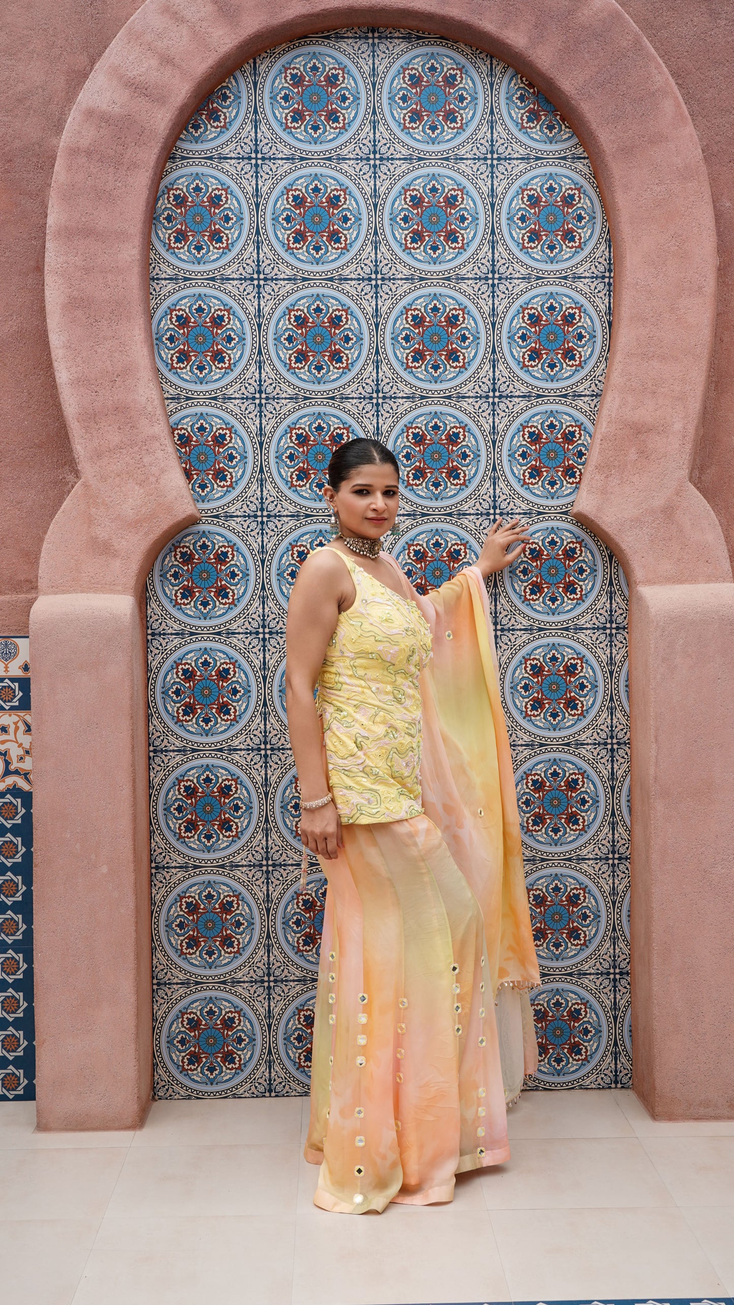 Energy Rock Painted Sharara Set