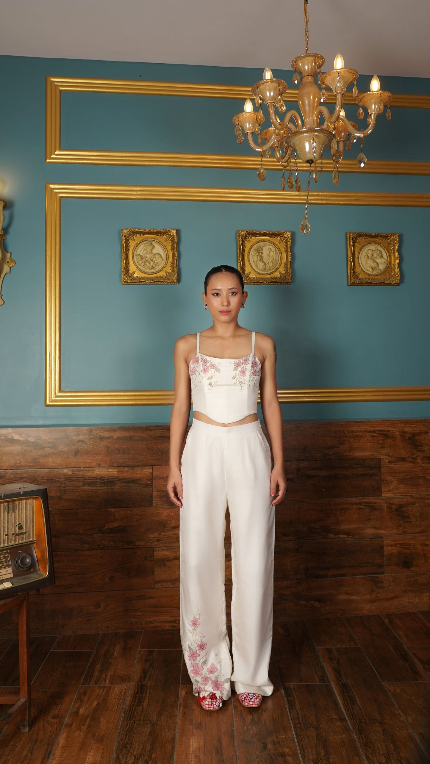 Pale blush painted co-ord