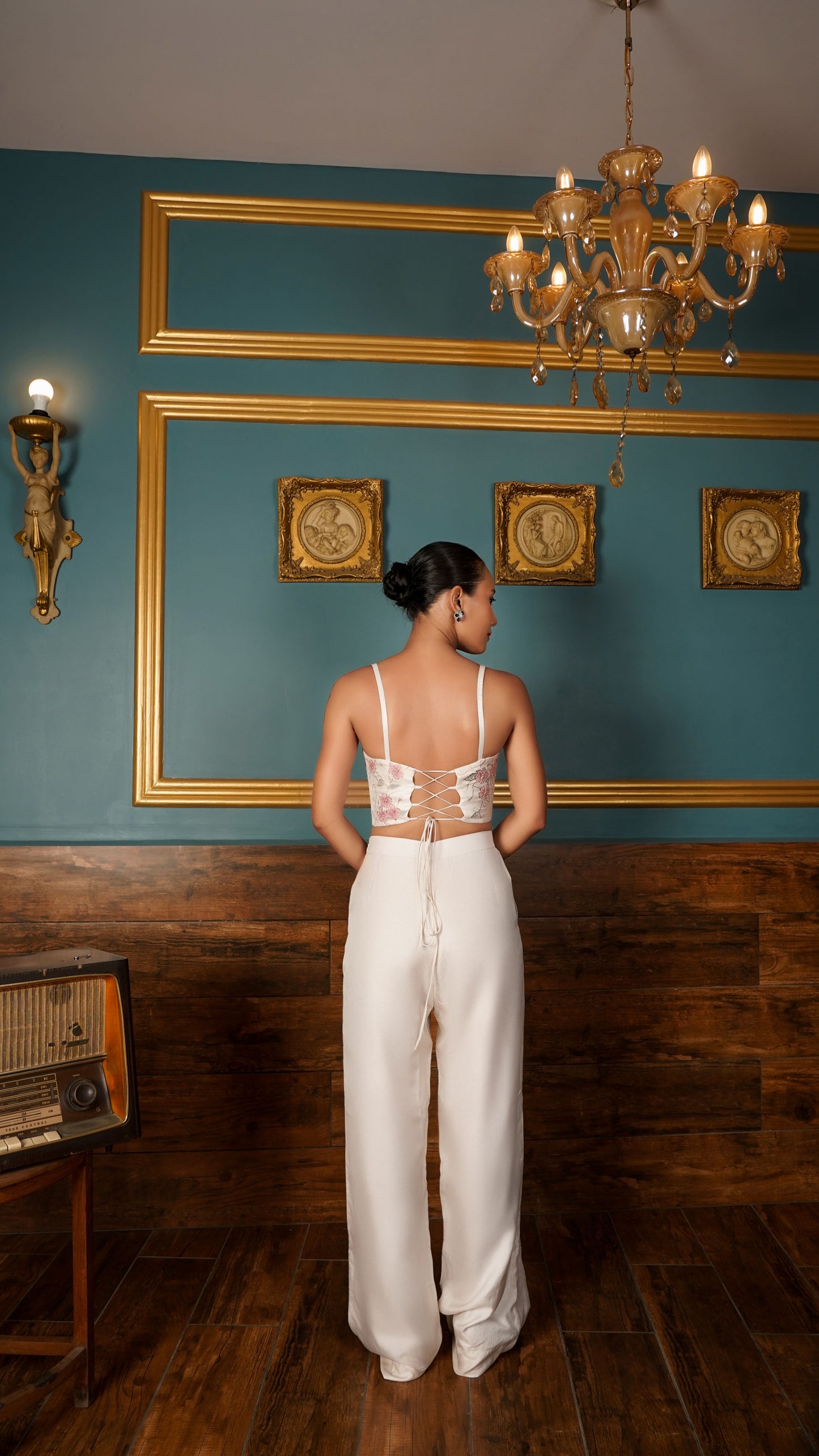 Pale blush painted co-ord