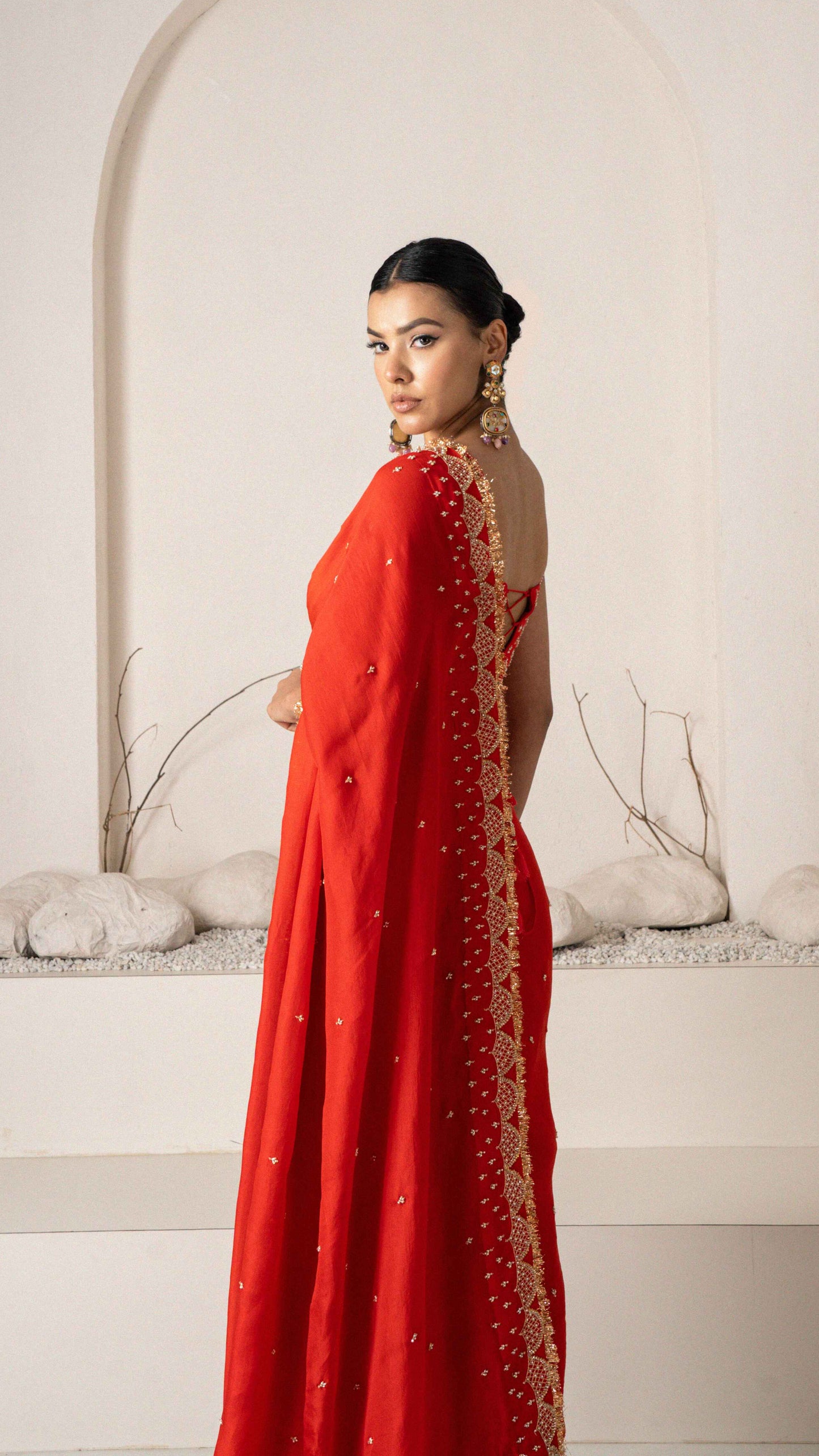 Scarlet Drape