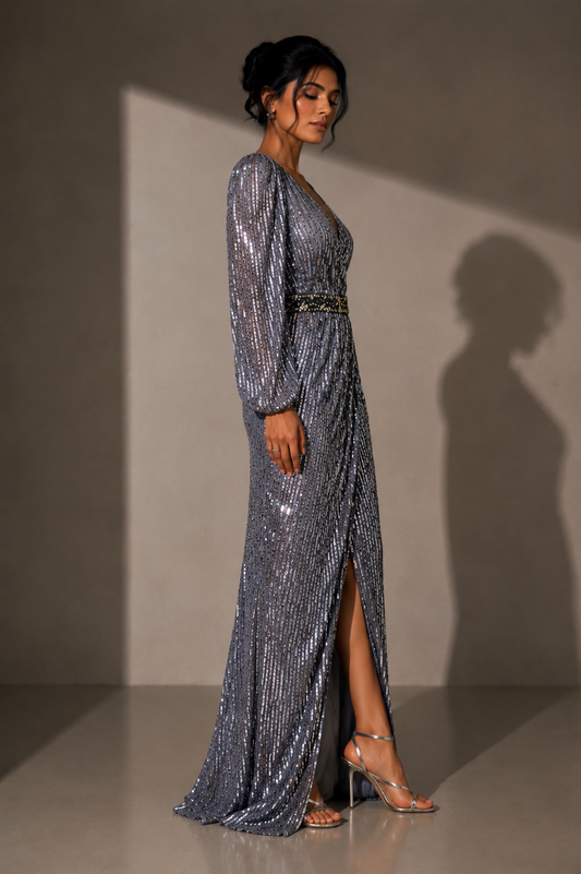Sequence Blue Gown