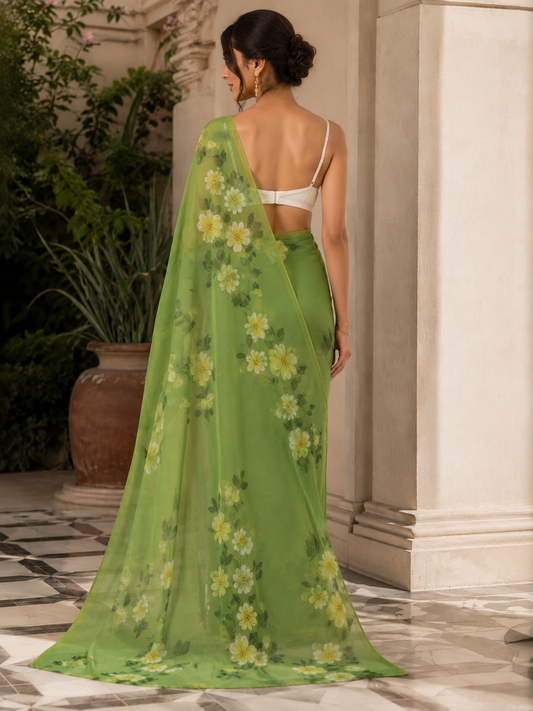 Apple Green Hand Painted
