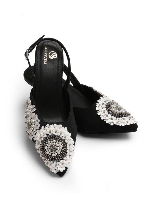 Pearl Bloom Peep Toe
