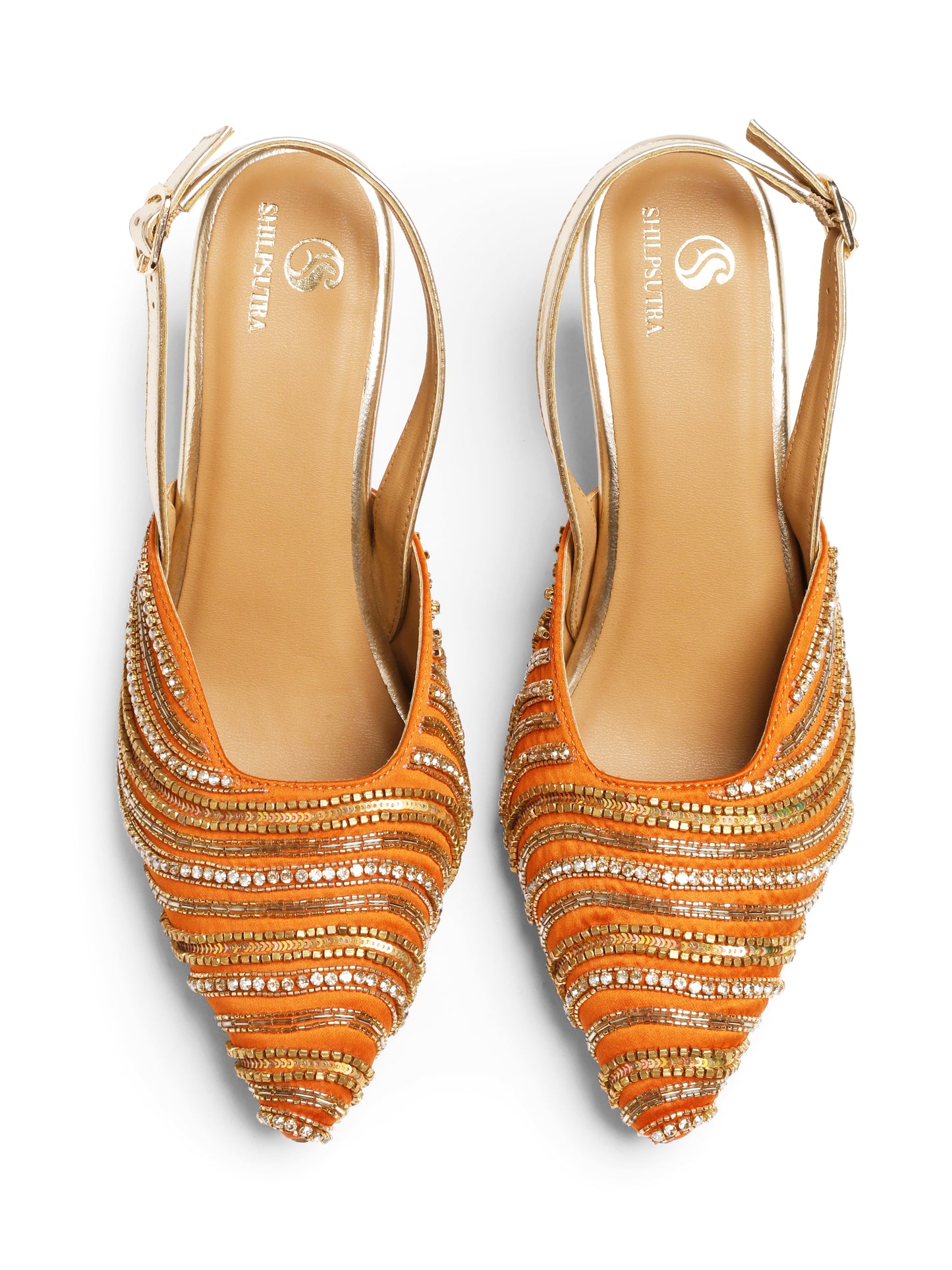 Amber Ripple Peep Toe