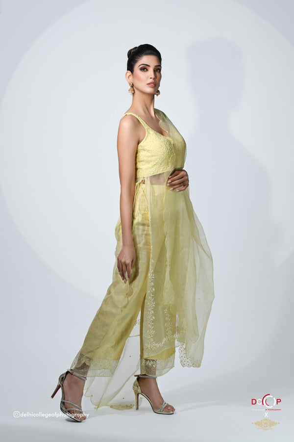 Yellow Iris Kurta Set