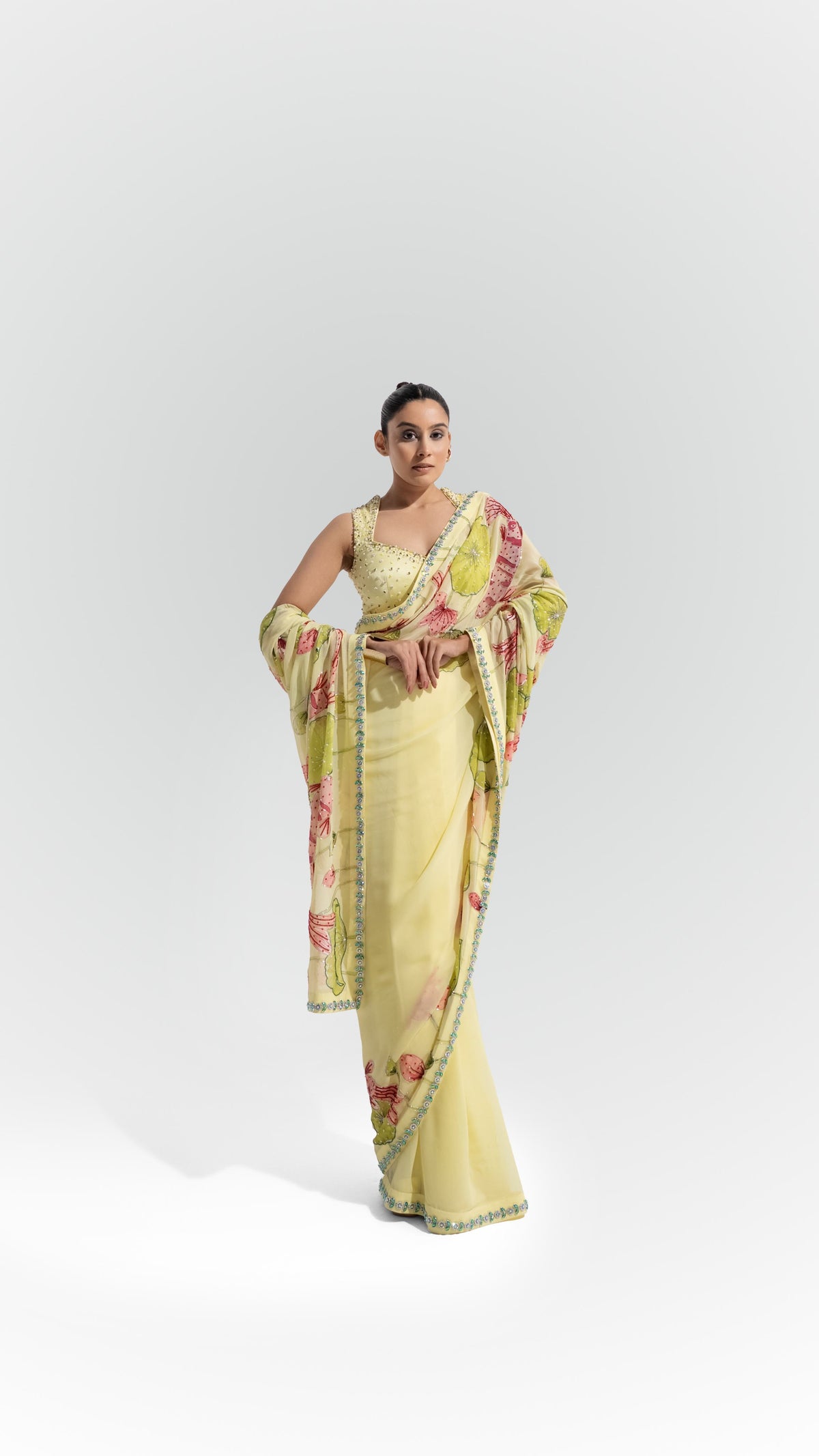 The Yellow Maya Saree