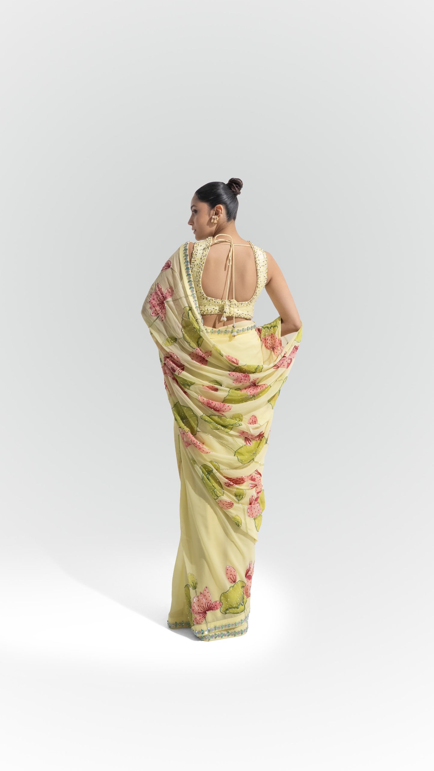 The Yellow Maya Saree