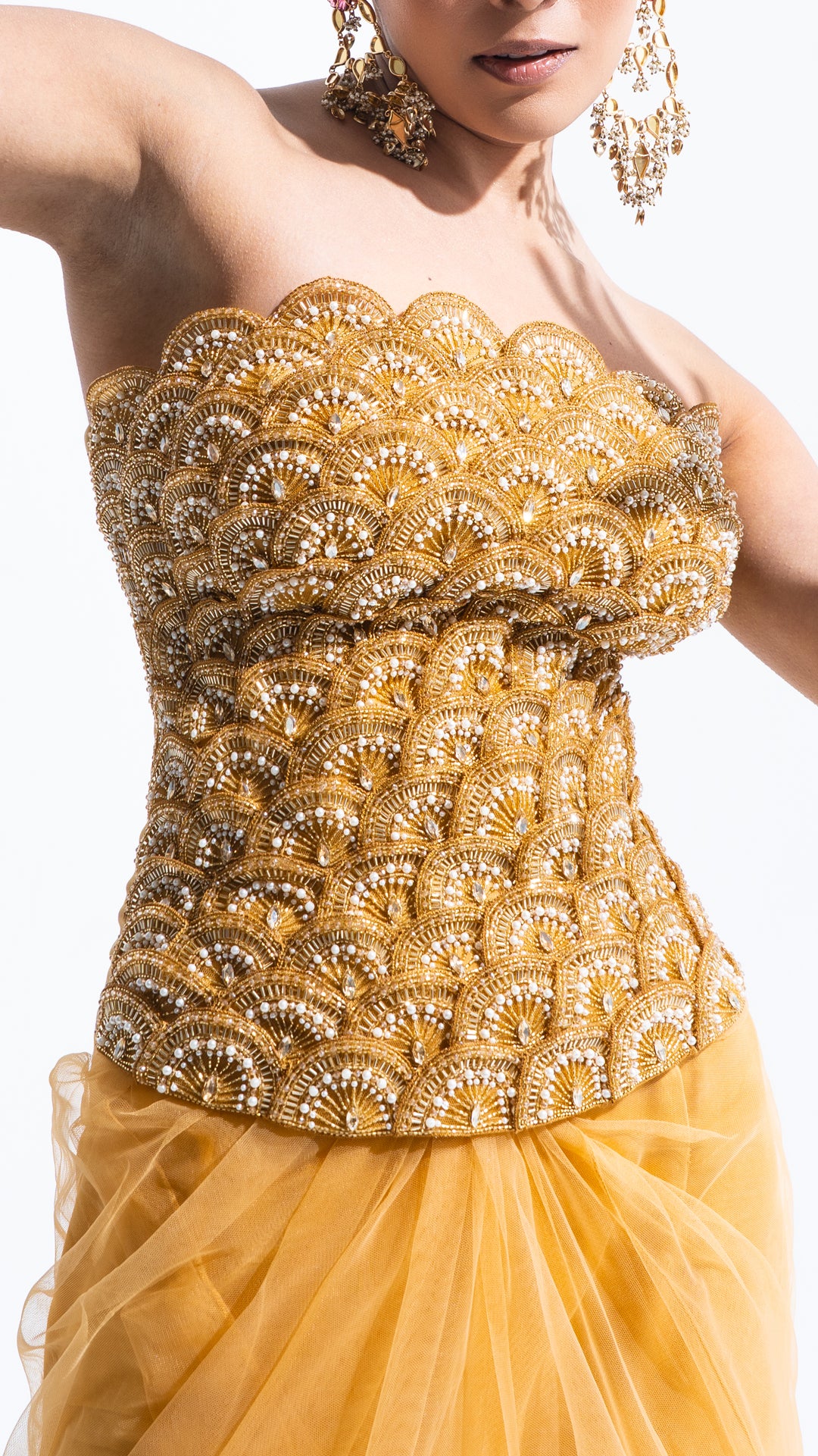 Golden Shell Corset
