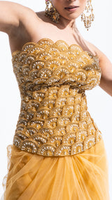 Golden Shell Corset