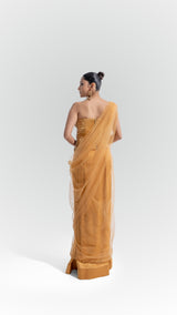 Golden Koi saree