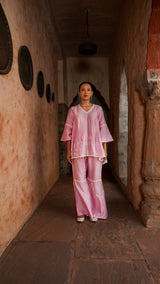 Pink Carnation Kurta Set