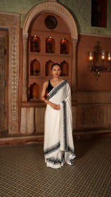Chain Mail Textured Saree