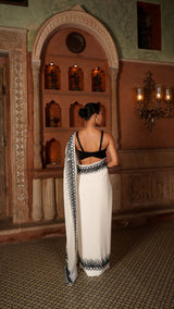 Chain Mail Textured Saree