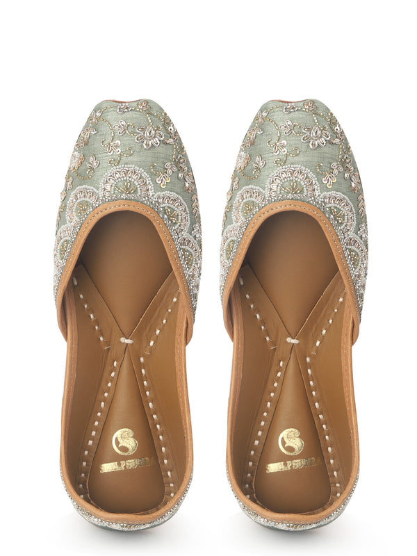 Olive Dust Jutti