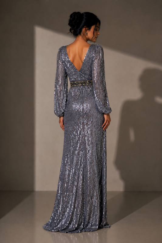 Sequence Blue Gown