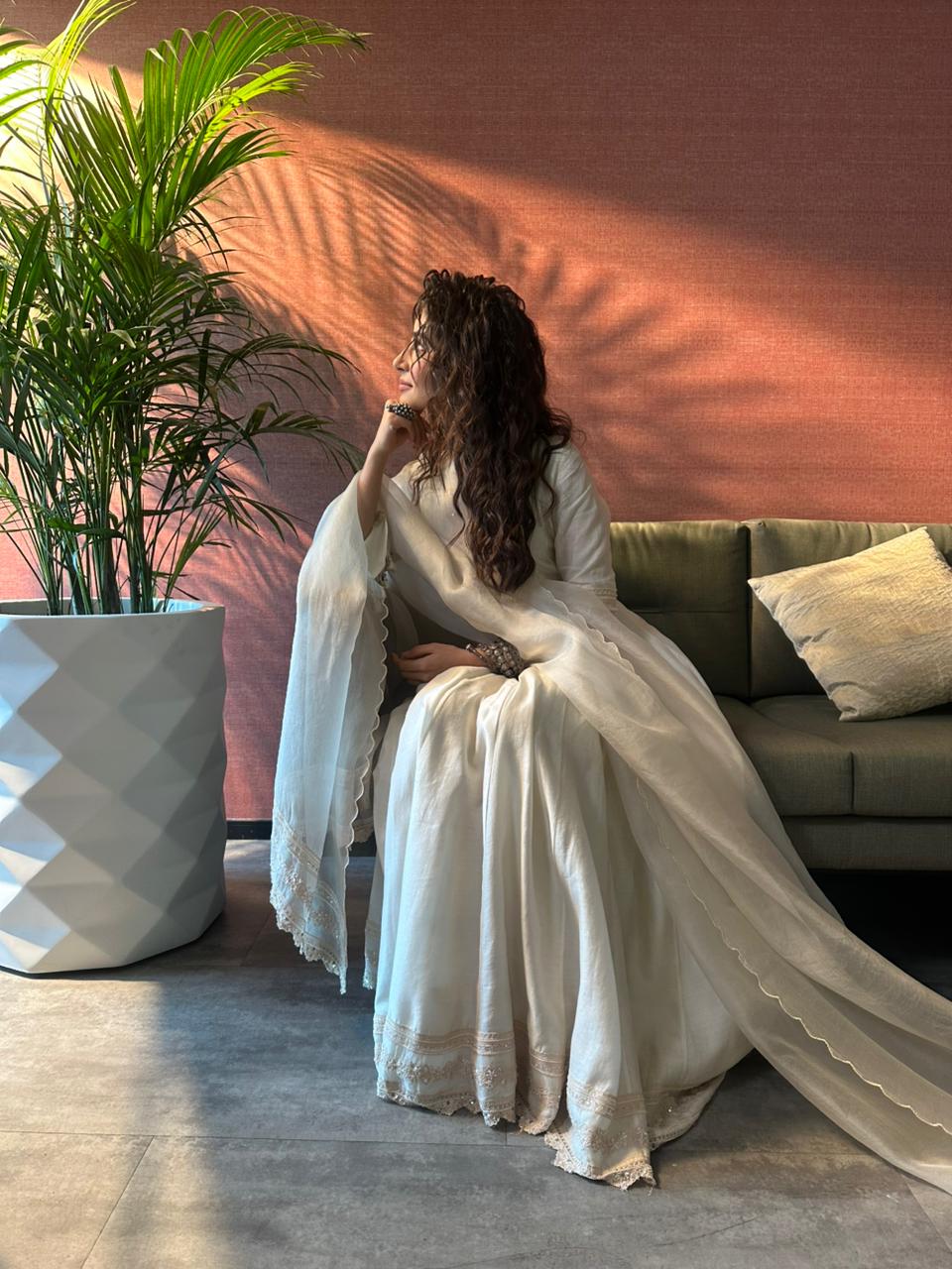Off-White Anarkali