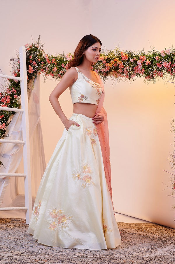 Lemon lehenga