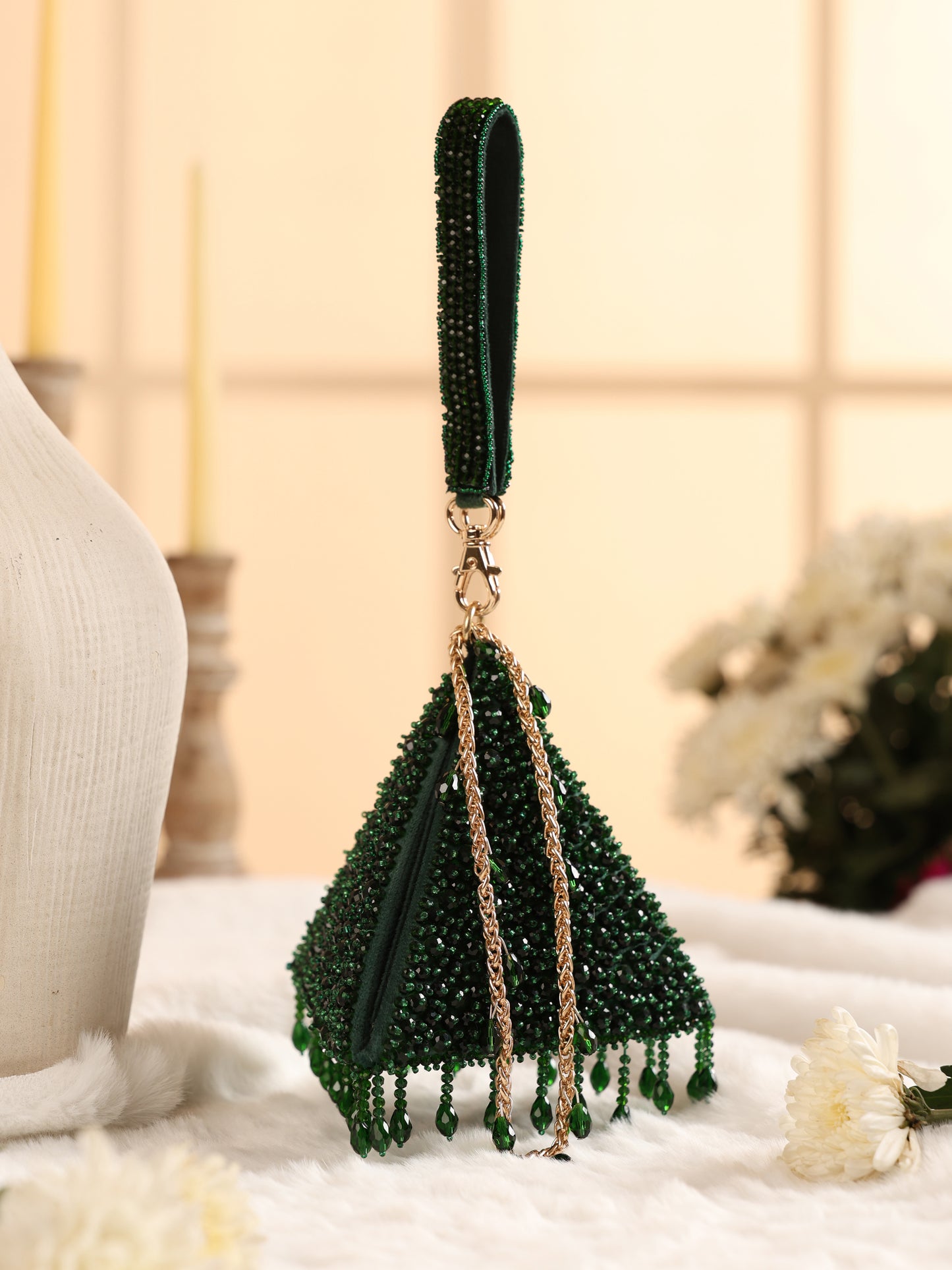 Emerald Dewdrop Pyramid