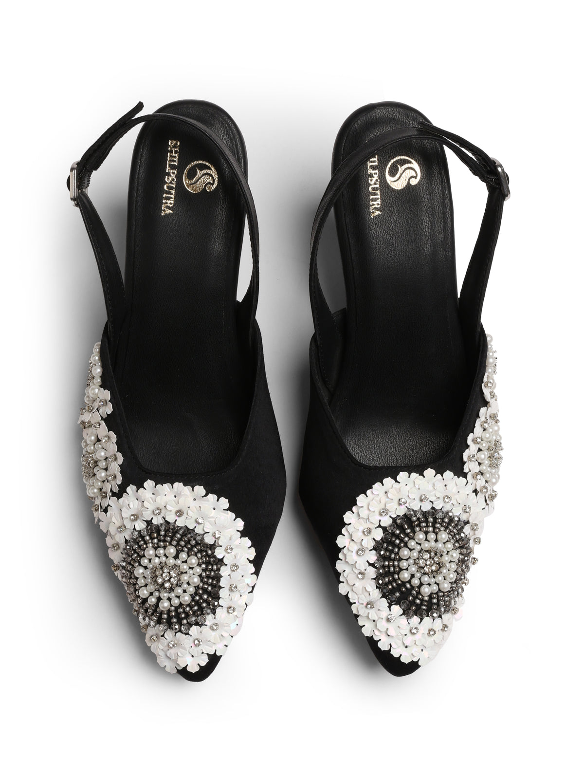 Pearl Bloom Peep Toe