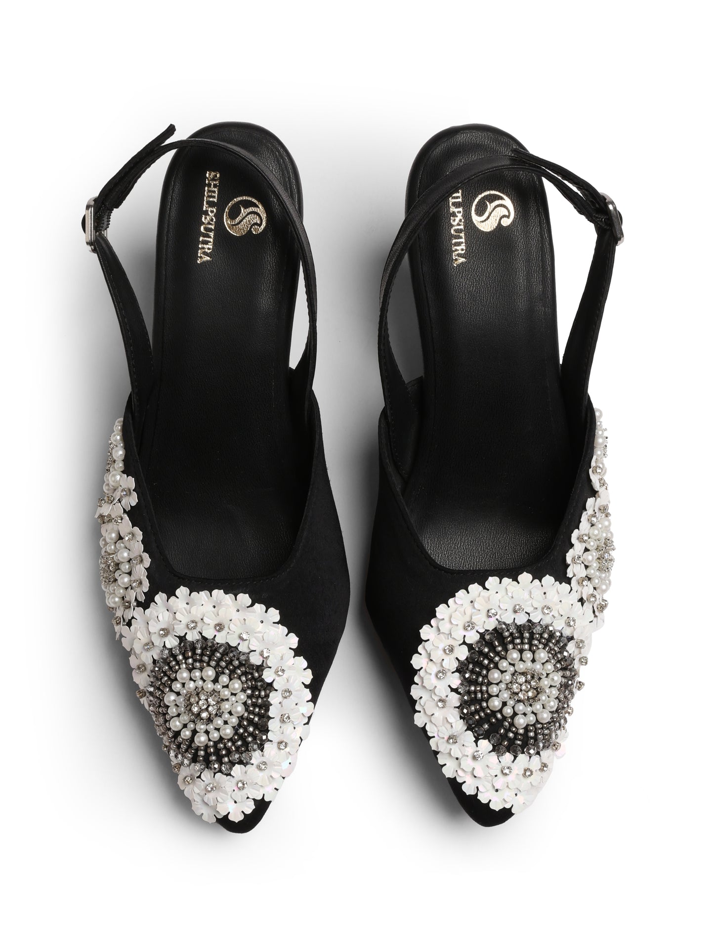 Pearl Bloom Peep Toe