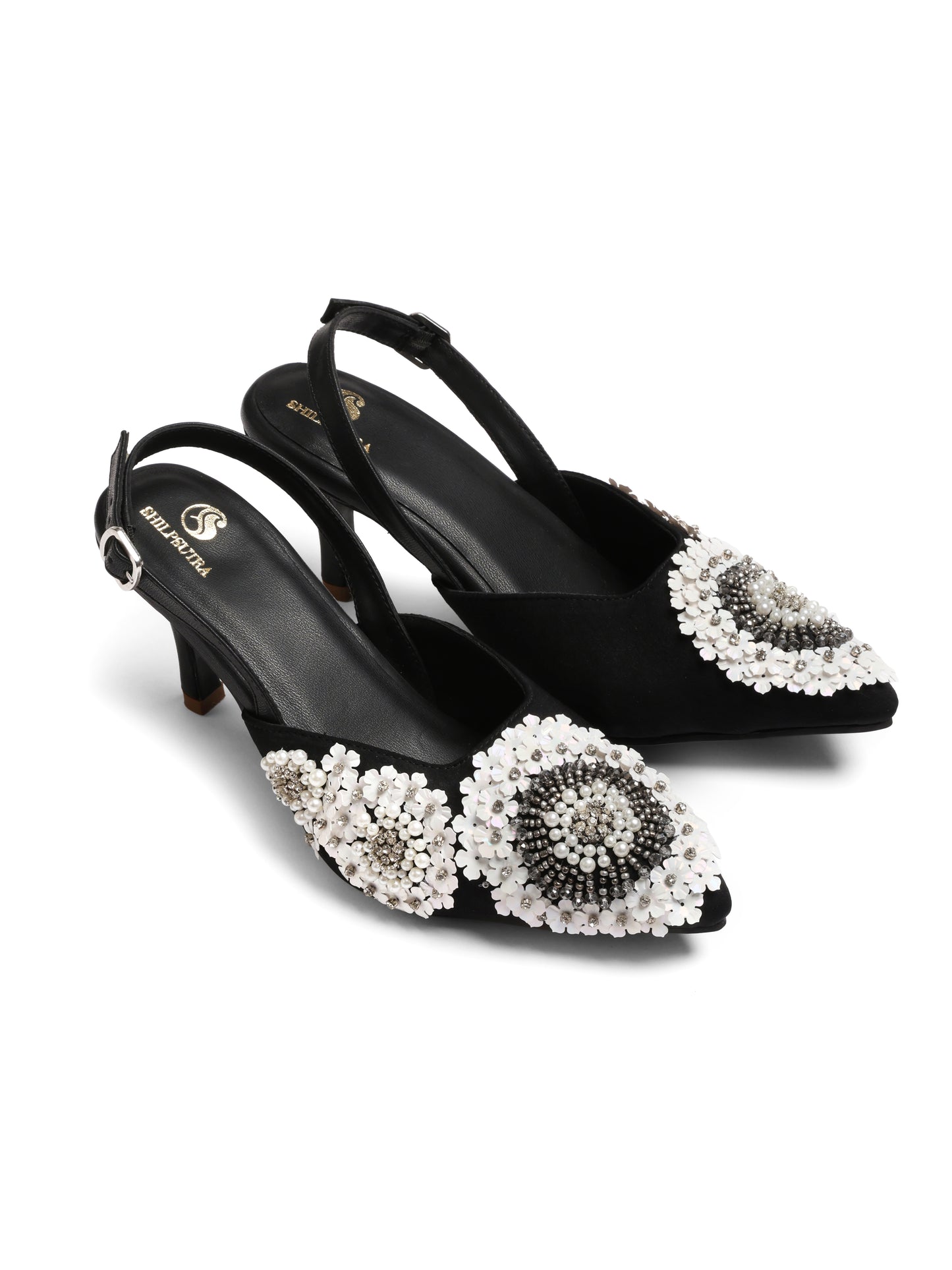 Pearl Bloom Peep Toe