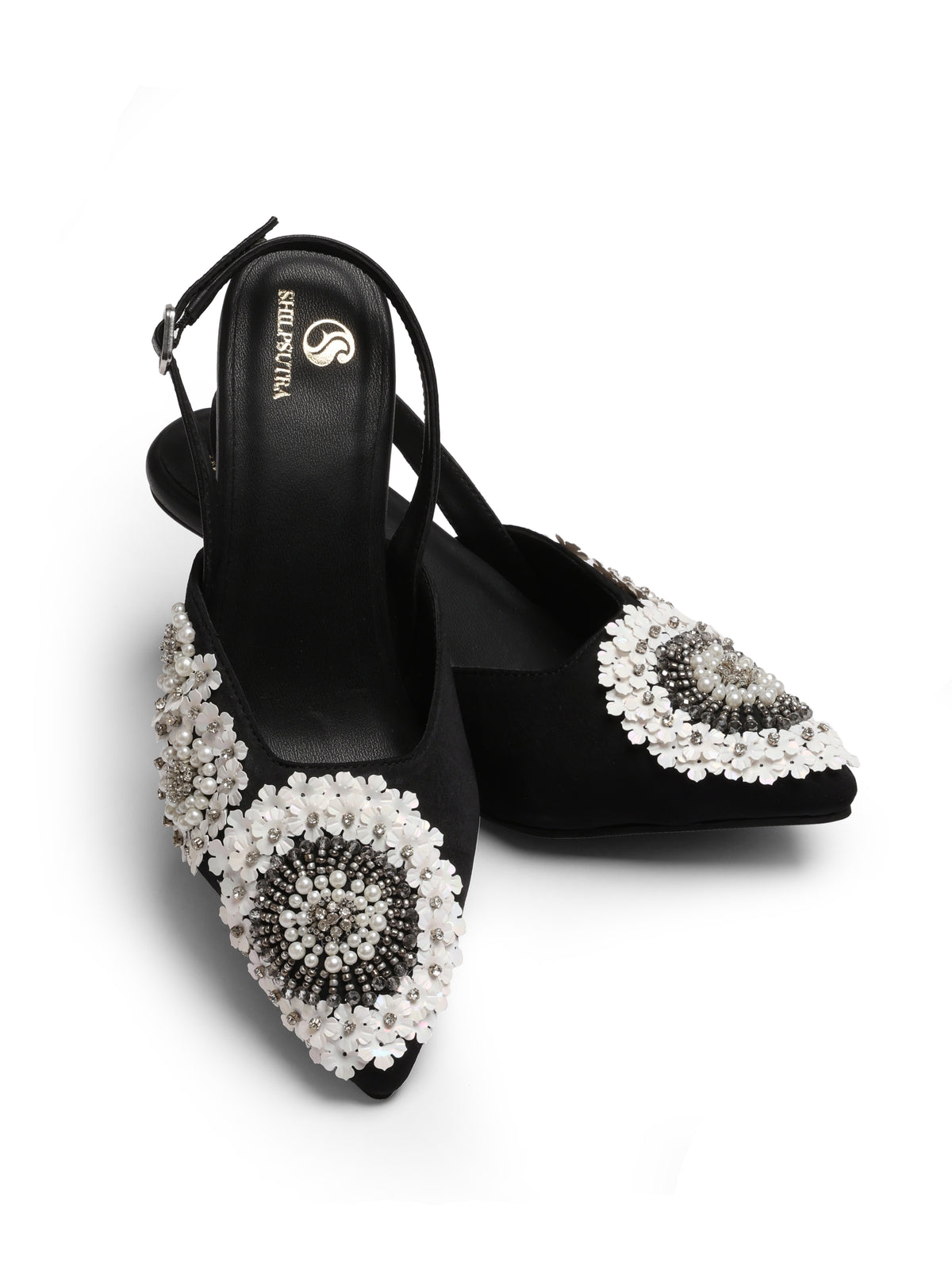 Pearl Bloom Peep Toe