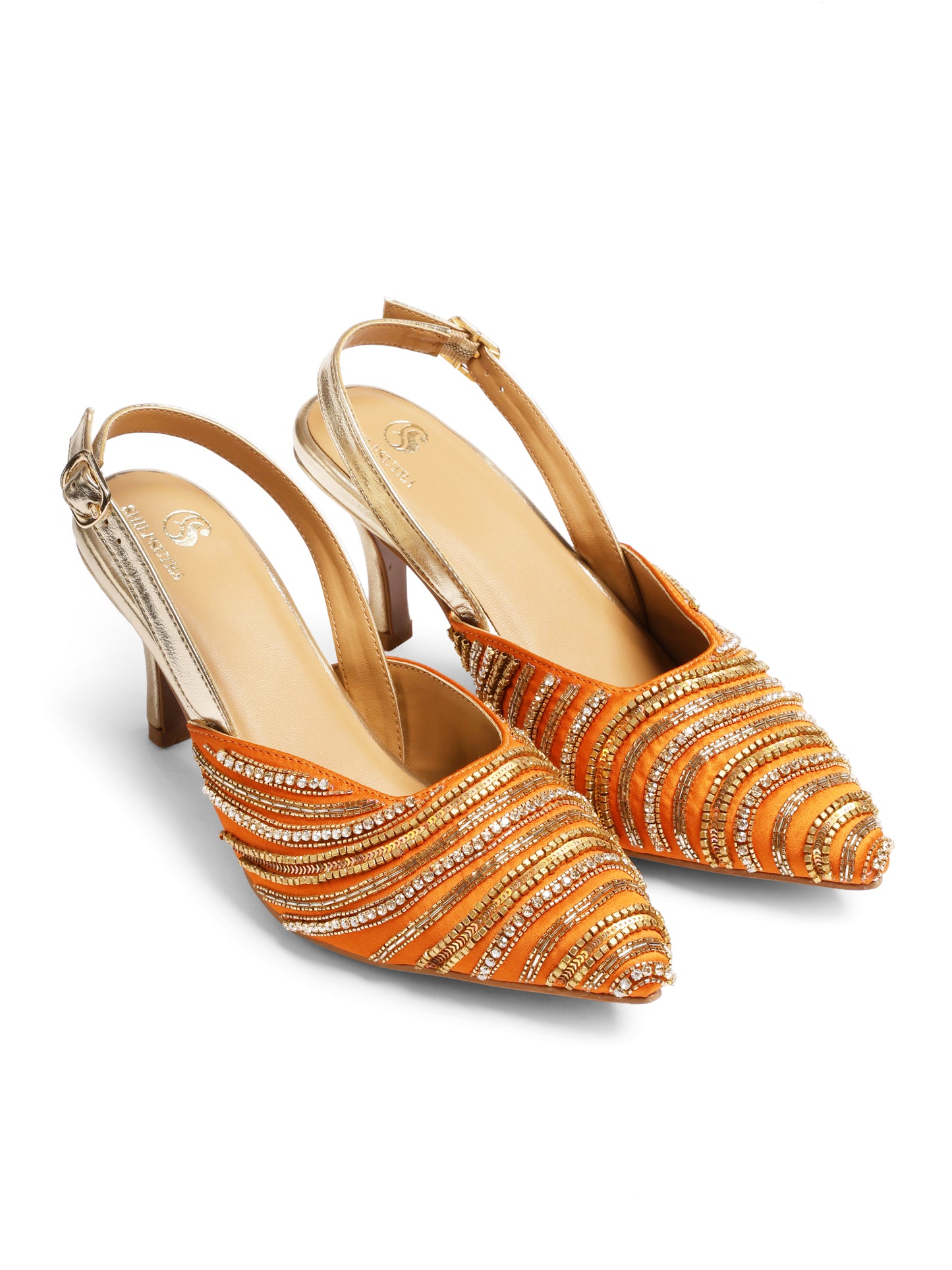 Amber Ripple Peep Toe