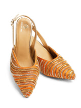 Amber Ripple Peep Toe
