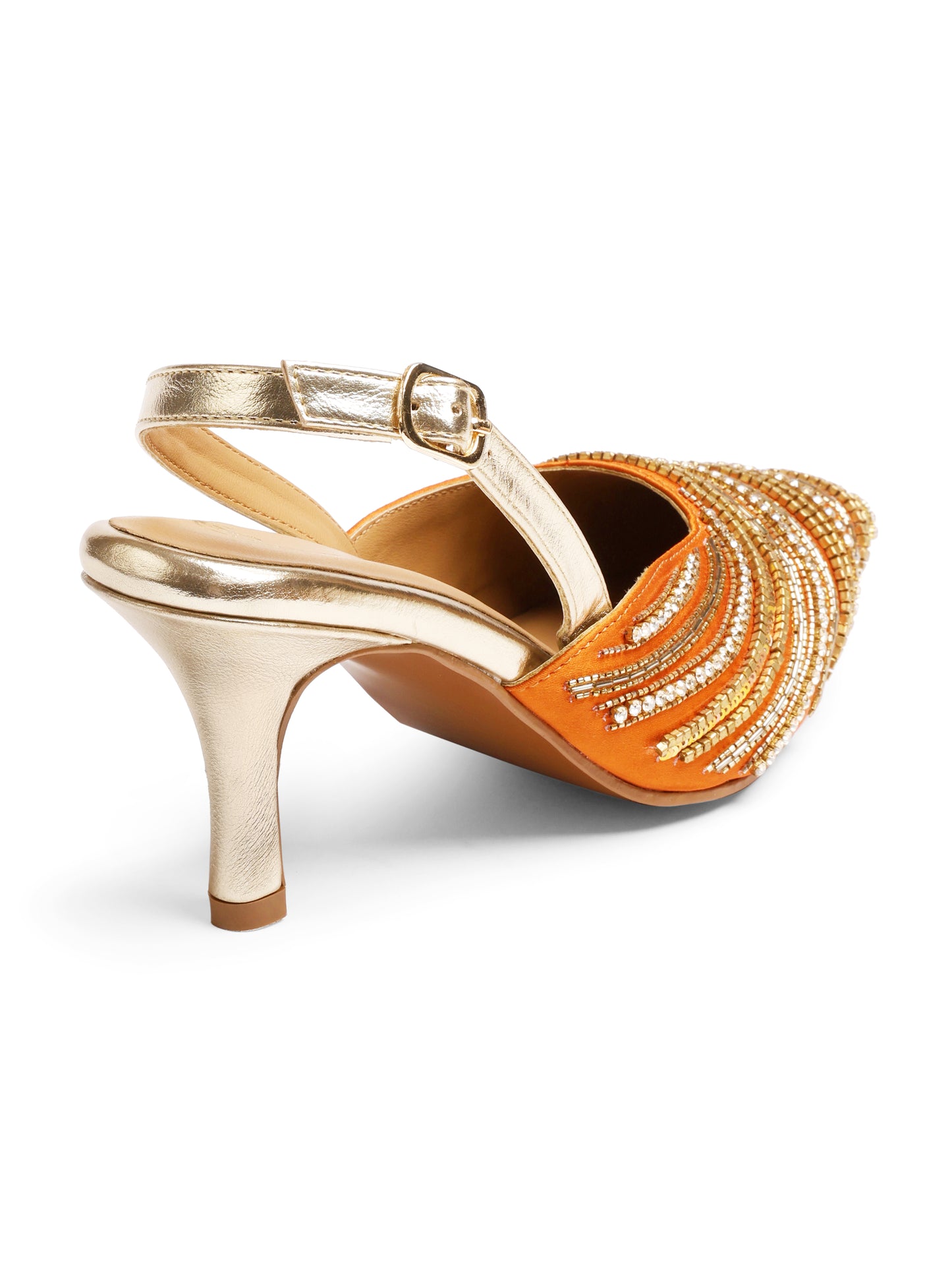 Amber Ripple Peep Toe