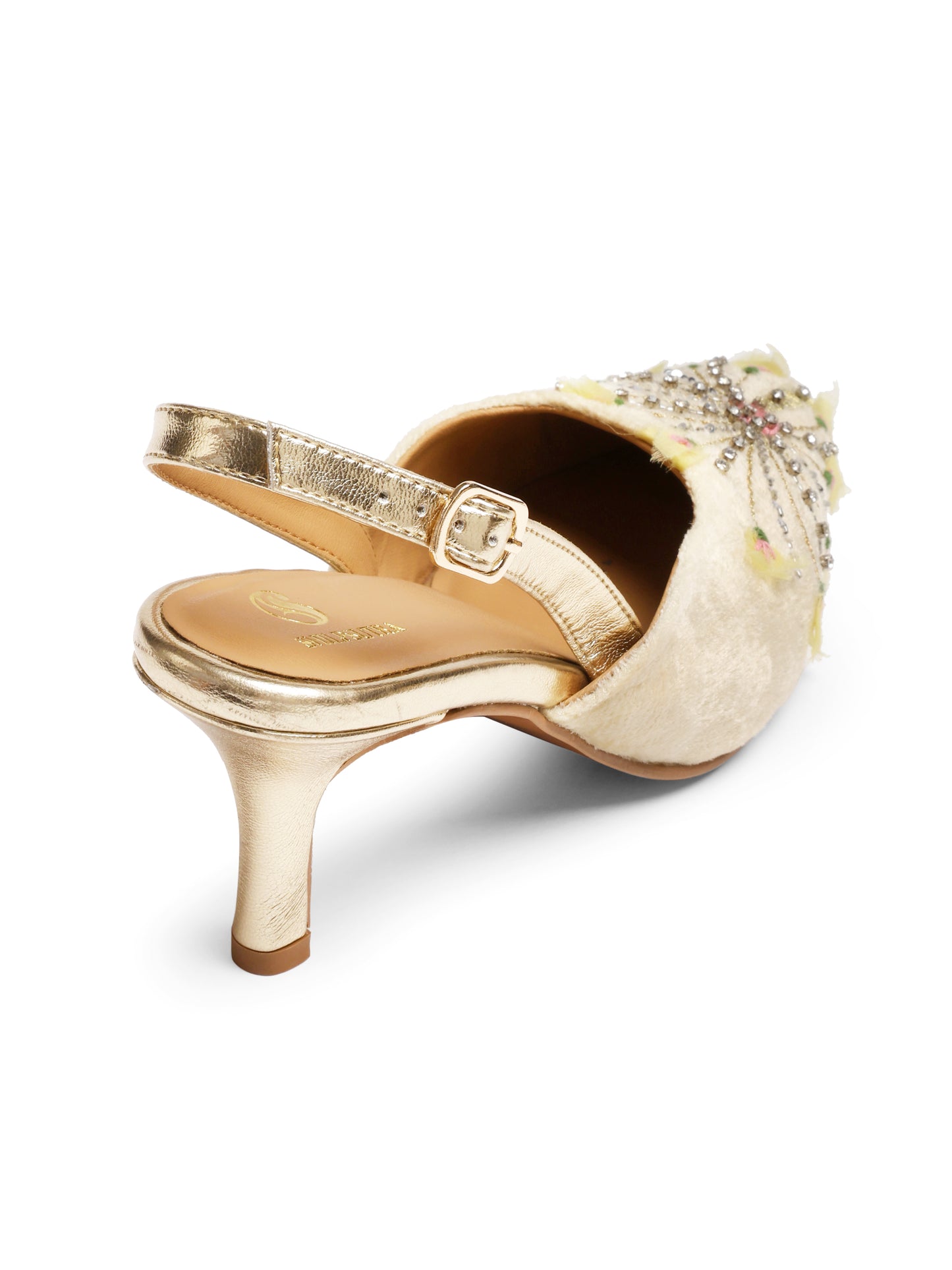 Floral Burst Peep Toe