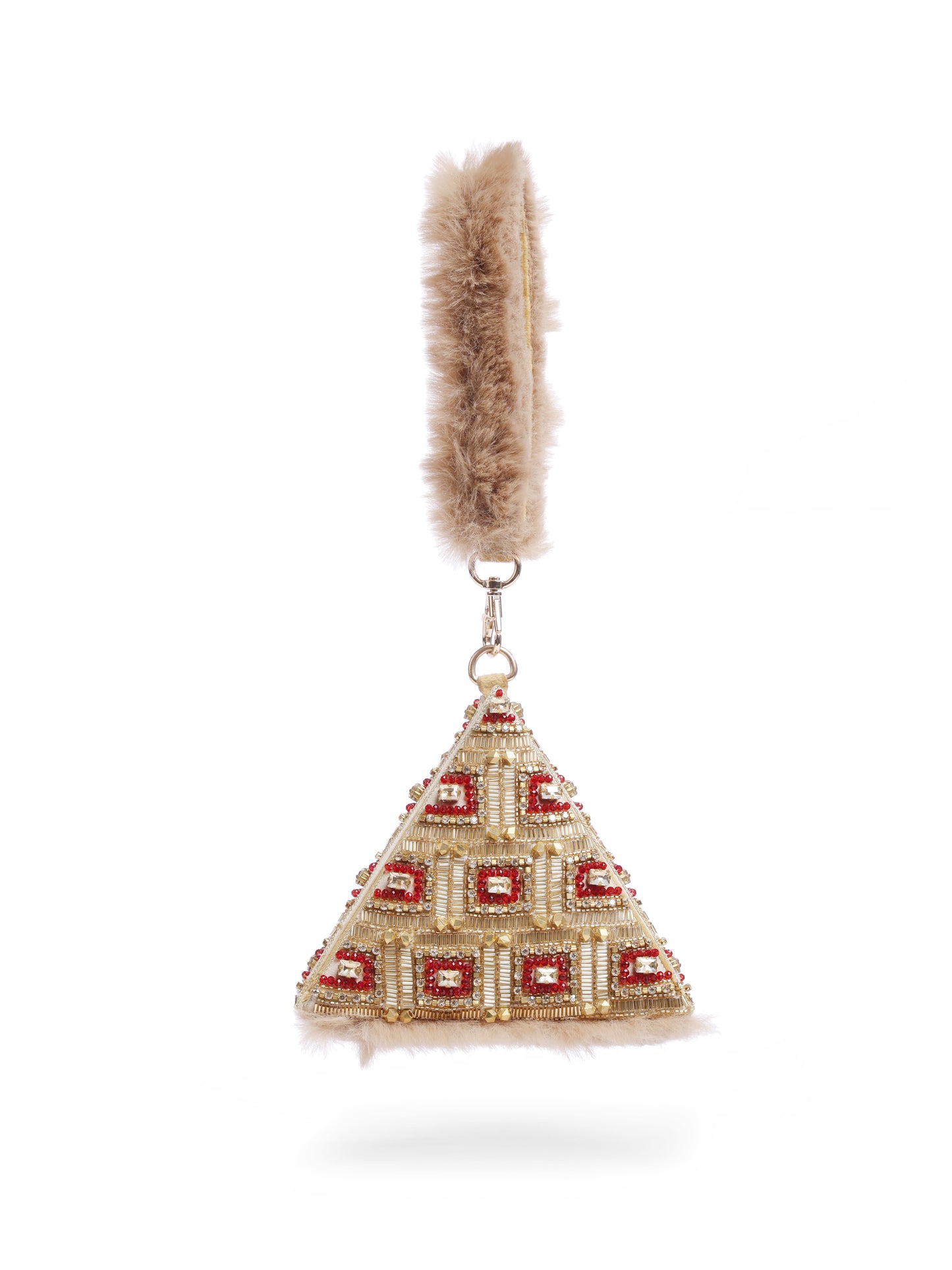 Ruby Royale Fur Potli