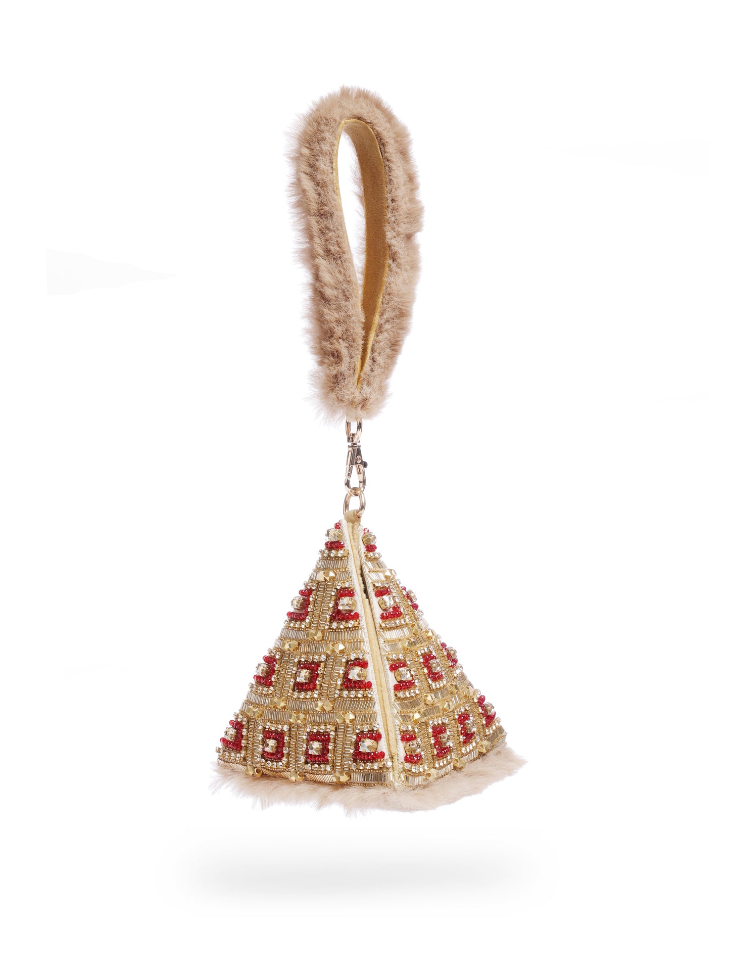 Ruby Royale Fur Potli