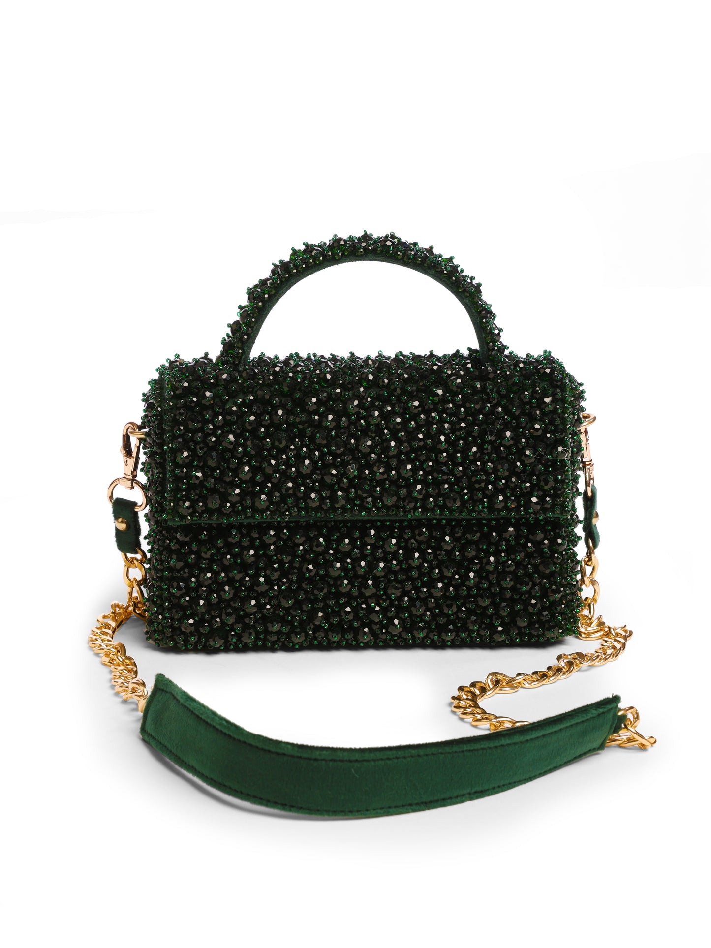 Malachite Box Satchel