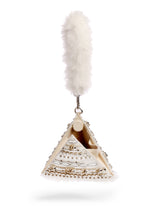 Ivory Frost Fur Potli
