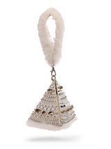Ivory Frost Fur Potli