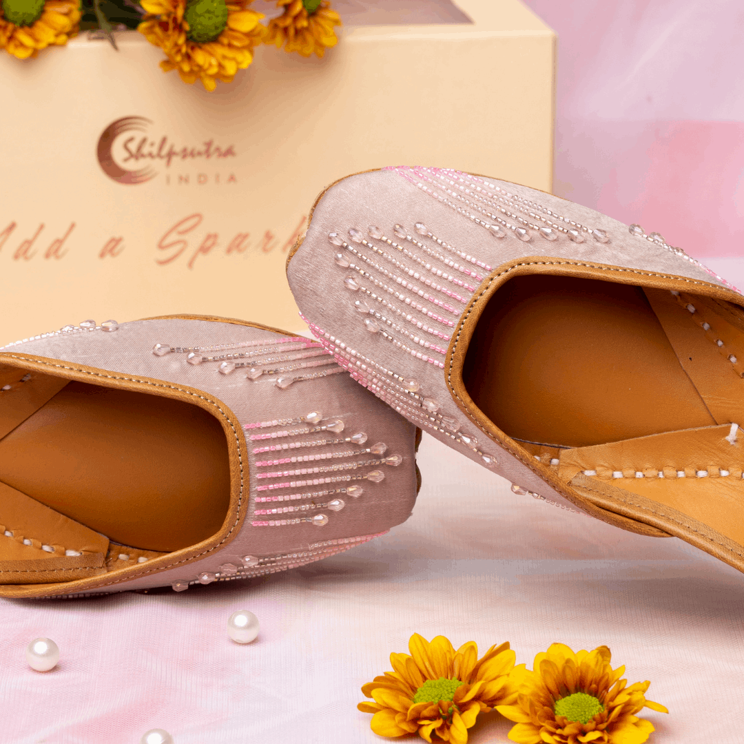 Designer Hand embroidered Punjabi Ladies jutti
