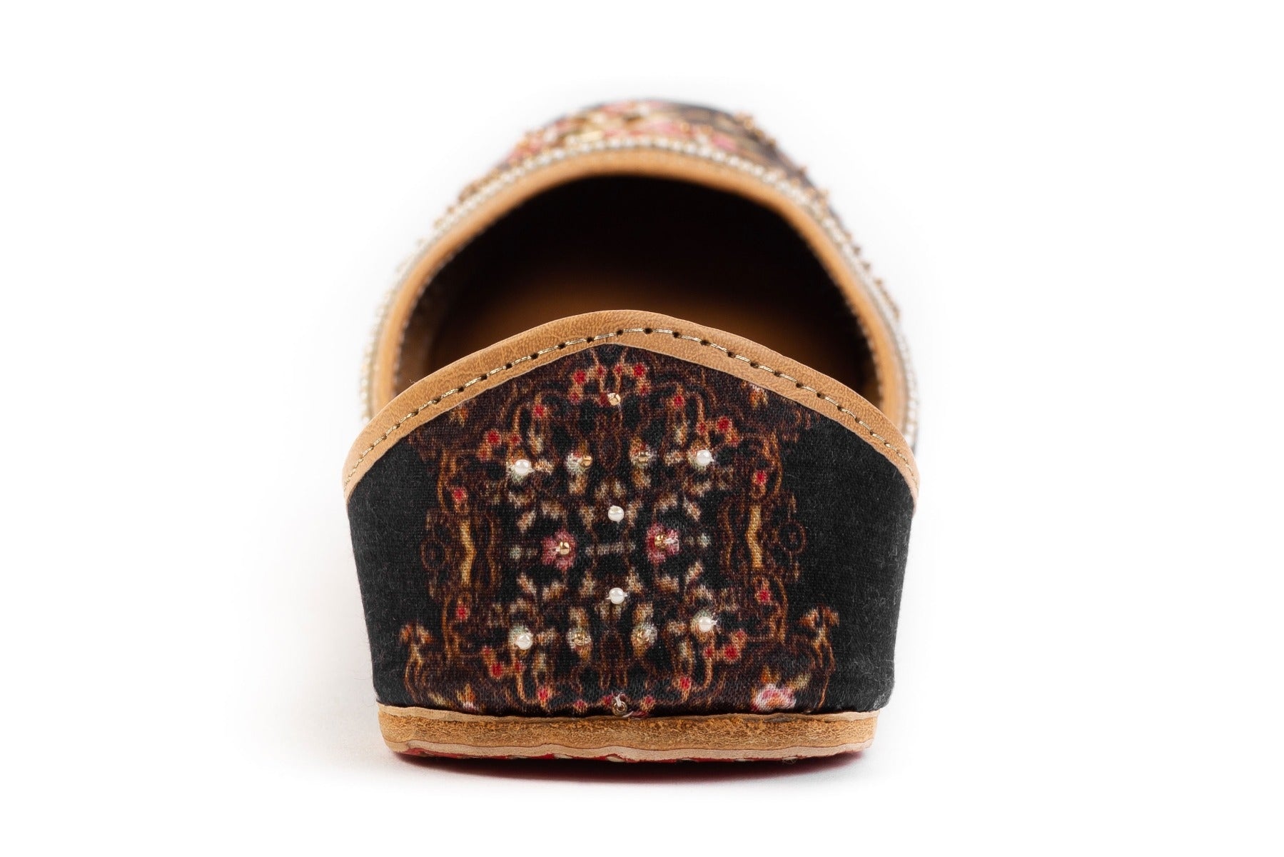 Designer Black Punjabi Jutti for Women