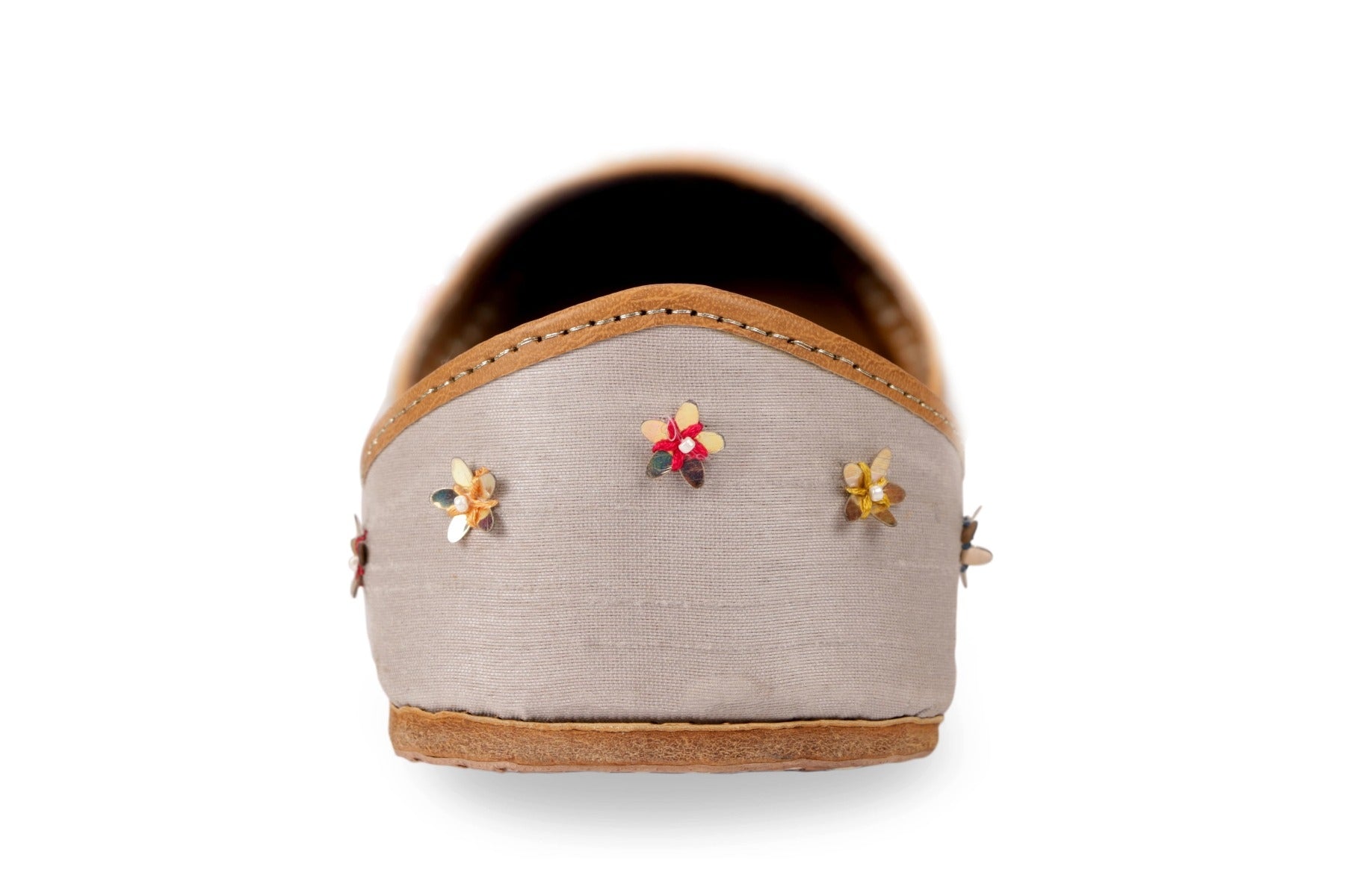 Beautyful Embroidered Grey color ladies juti 