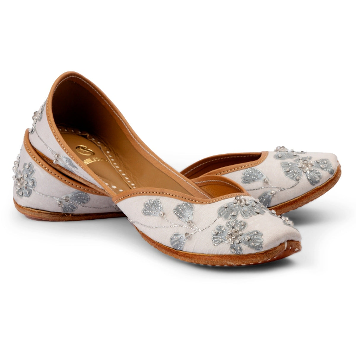 Designer Handcrafted & Painted Designer Ladies Jutti 