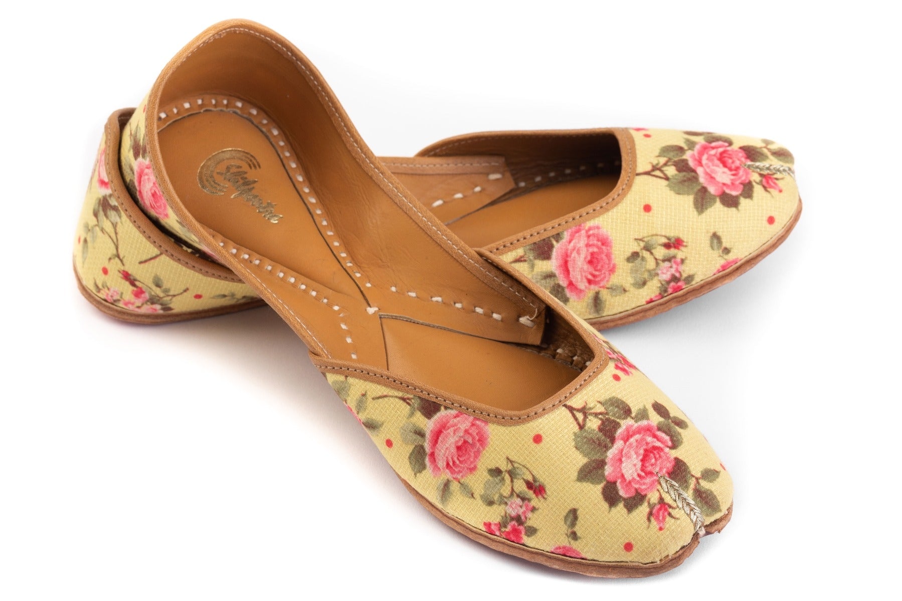 Designer Floral Printed Jutti for Ladies