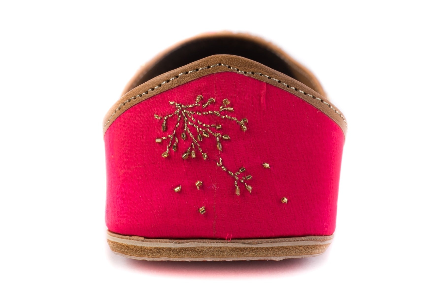 Pink Color Embroidered Designer Ladies Juti