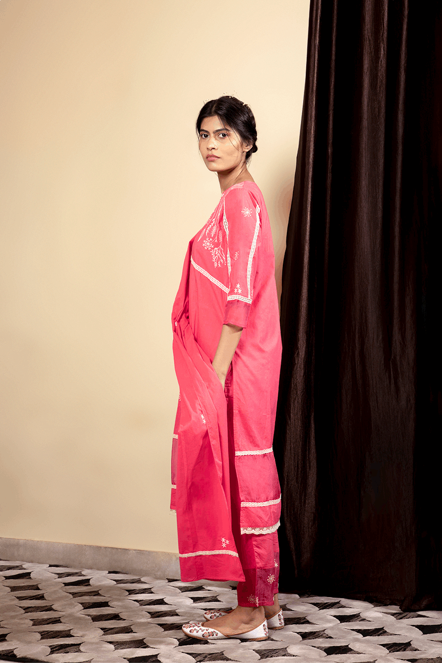 Festive Azalea Kurti