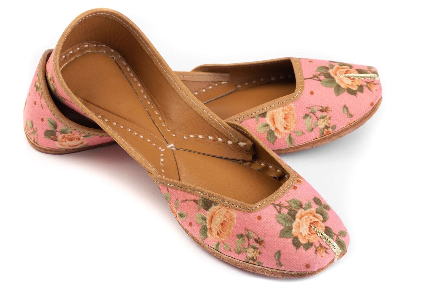 Floral Printed designer Sweet Whisper Ladies Punjabi Jutti