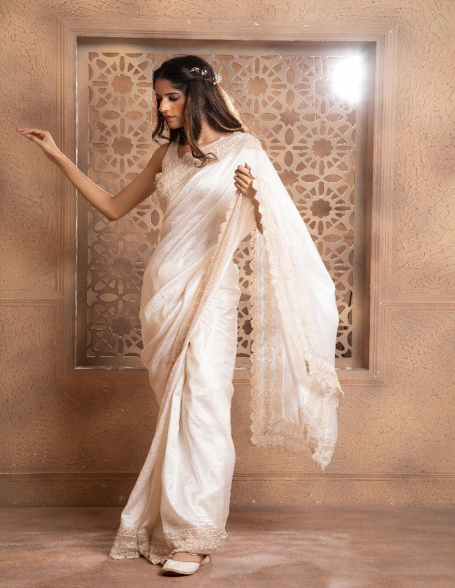 Fabric Pure Silk and Pure Organza